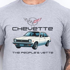 Chevette Graphic Tee - Vintage Chevy Shirt for Car Lovers, Retro Auto Gift, Classic Chevrolet Apparel