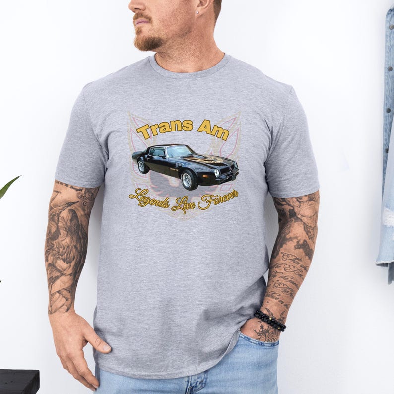 Retro Trans Am T-shirt: Golden Glory '76 Muscle Car Tee - Etsy