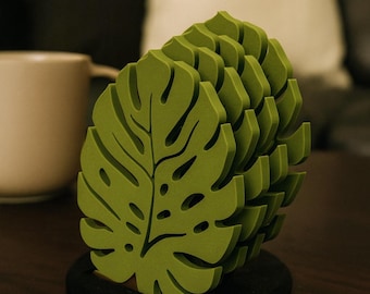 Monstera Coaster Leaf