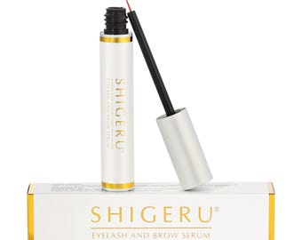 Japanese salon-formulated natural eyelash and eyebrow growth serum - 60 days supply