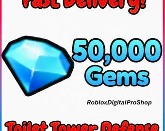 Defensa de torre en el baño: 50 000 gemas (TTD)