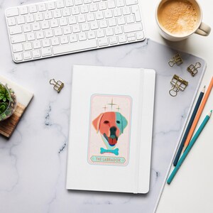 Cuaderno de tapa dura con la carta del Tarot EL LABRADOR