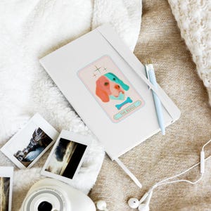 Cuaderno de tapa dura con diseño de cartas del Tarot EL BEAGLE