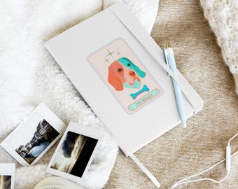 THE BEAGLE Tarot Card Hardcover Bound Journal Notebook