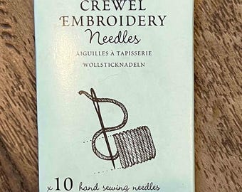 Superior Quality John James Cross Stitch Needles - Made in England, Sizes 18, 20, 22