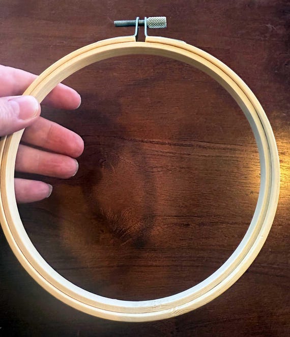 6-Zoll-Stickrahmen aus Bambus - Hochwertiges Handarbeitswerkzeug fr  Stickerei und Kreuzstich - Etsy.de