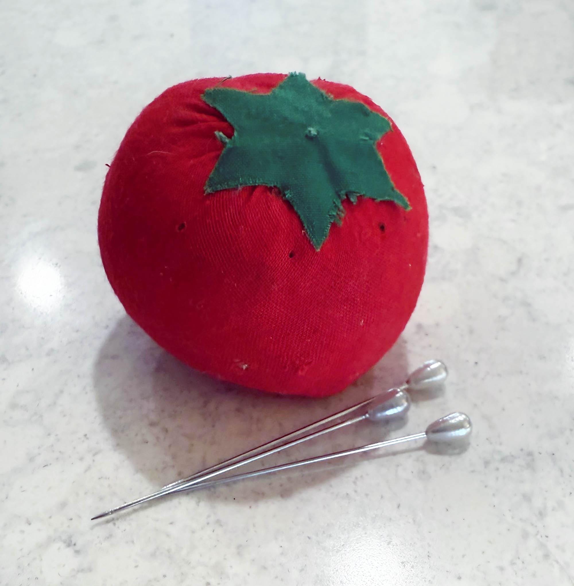 PATIKIL Tomaten Nadelkissen - 4 Stück Mit Erdbeer Emery