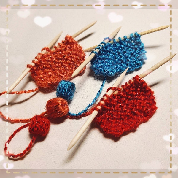 1/12 Scale Knitting Set, Miniature Knitting Needles, Dollhouse Decor, Miniature Yarn Skeins, Miniature Knitting Basket, Miniature Yarn Set