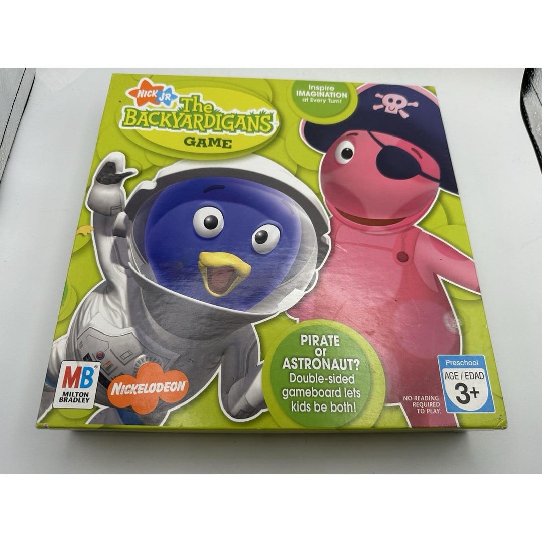 Backyardigans 2007 The Backyardigans Board Game 2007 MB Milton Bradley Hasbro Nick Jr ...