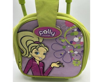 Vintage Polly Pocket Rolling Suitcase