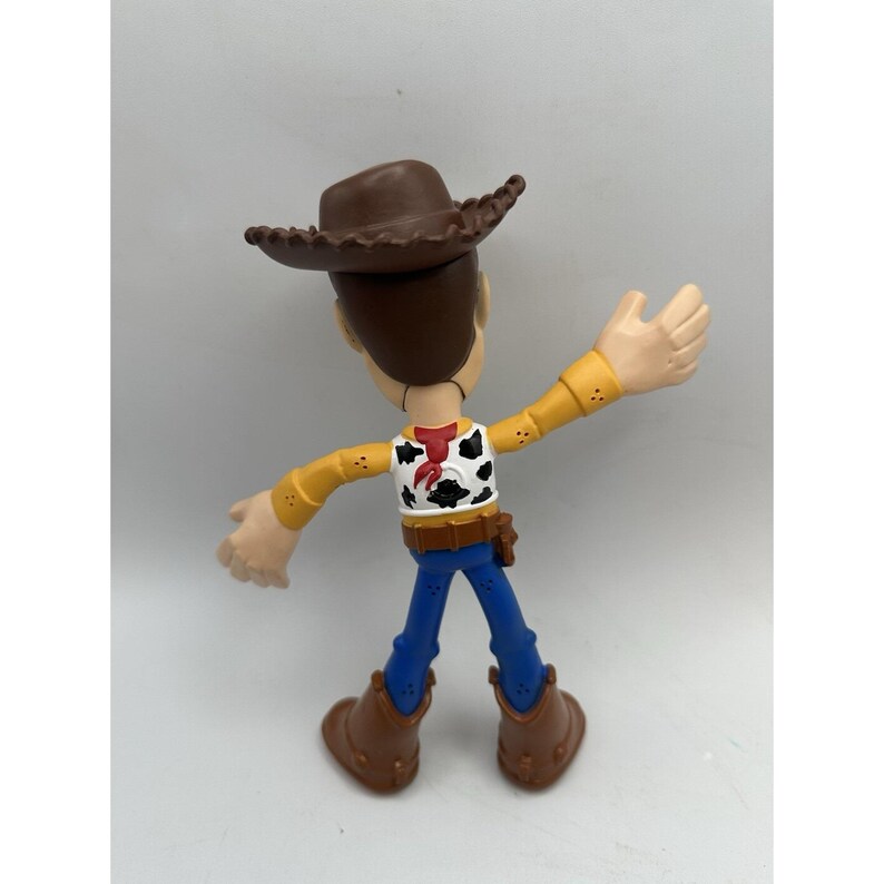 Disney Pixar Toy Story 4 Woody Flextreme Bendable Figure 7.5" Tall Toy Figurine image 3