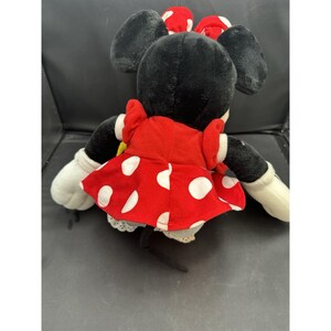 Disney Minnie Mouse in Red Polka Dot Dress Stuffed Animal Plush 15.5" image 9