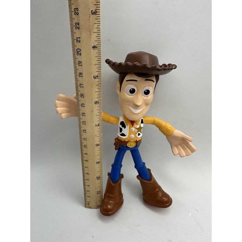 Disney Pixar Toy Story 4 Woody Flextreme Bendable Figure 7.5" Tall Toy Figurine image 2