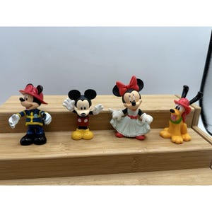 Disney Mini Figure bundle Mickey Mouse, Minnie. Pluto image 1