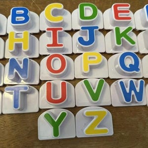 Leap Frog Fridge Phonics Magnetic Capital Letters Replacement 2" ~ U PICK