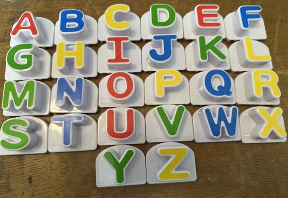 Leap Frog Fridge Phonics Magnetic Capital Letters Replacement 1.5
