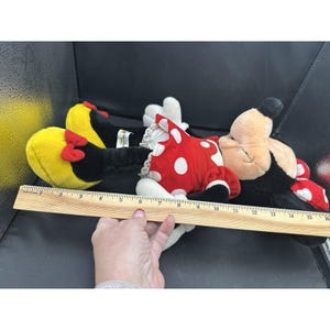 Disney Minnie Mouse in Red Polka Dot Dress Stuffed Animal Plush 15.5" image 2