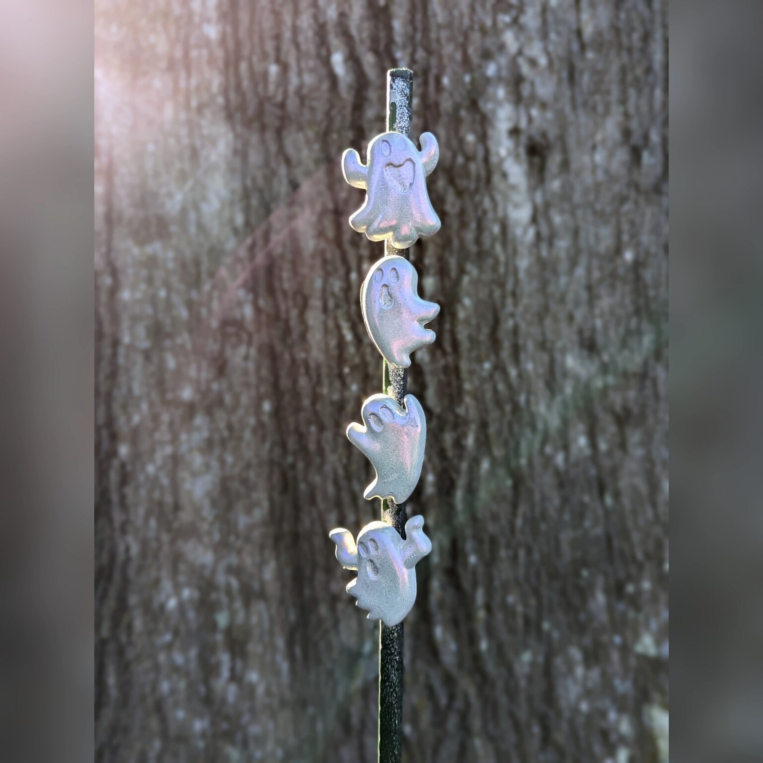 Ghost Magnets Concrete Ghost Magnets, Iridescent Refrigerator Magnets, Ghosts ...