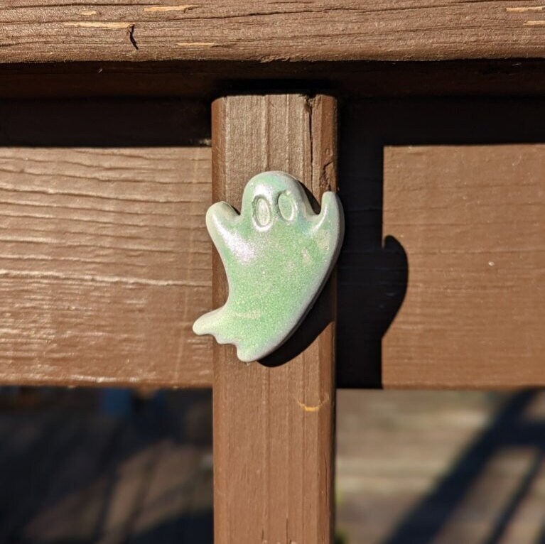 Ghost Magnets Concrete Ghost Magnets, Iridescent Refrigerator Magnets, Ghosts ...