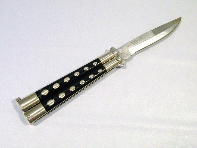 Big Vintage Butterfly Knife Bali Song Pacific Cutlery 1985 Etsy