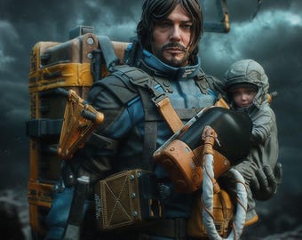 Sam from Death Stranding 2 - 3D Printed Resin Figurine -  Garage Kit [By Bulkamancer] - UNPAINTED