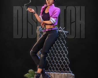 Invisigal - Dispatch- 3D Printed Resin Figurine -  Garage Kit [By Neko Figurines] - UNPAINTED