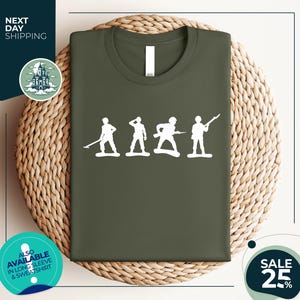 Men&#39;s Toy Story T-Shirt | Toy Army Soldiers Shirt | Toy Story Shirts | Funny Toy Story T-Shirt | Army Toy Story Shirt | Hollywood T-Shirt