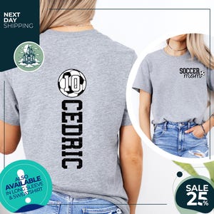 Soccer Mom Shirt With Kids Name & Jersey Number | Cute Soccer Season Mama Shirt | Gift For Soccer Lover Mom | Soccer Mom