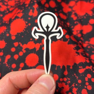 VTM Ankh Sticker | Black Ankh, Transparent Background | WoD