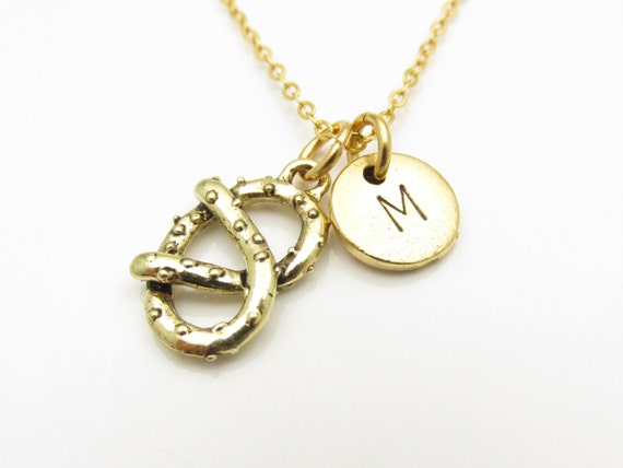 HOPE Noeud charme initial lettre personnalisé Chaîne Colliers Pendentifs Bijoux