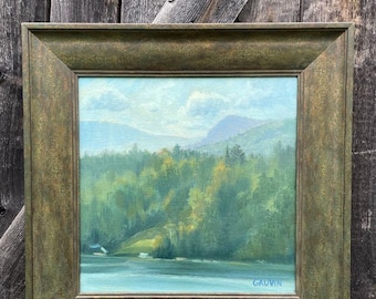 Original OIl Painting of Willoughby Lake  Vermont