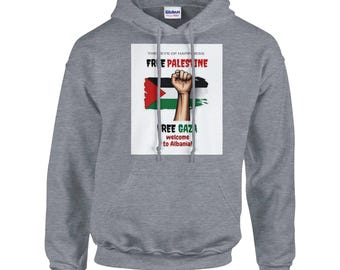 Unisex hoodie with a political message - statement hoodie for peace & justice - heavy fabric, comfortable fit