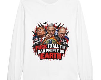 Anti War Statement Long Sleeve Shirt, Peace and Democracy Tee, Political Activist Apparel, Unisex Protest Shirt, Anti MAGA Gift