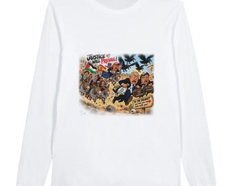 Free Palestine Long-Sleeve Shirt - Anti-War Statement T-Shirt - Peace Activism Fashion - Premium Cotton - Unisex Long-Sleeve Shirt