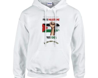 Free Palestine Hoodie - Statement Hoodie for Peace & Justice - Unisex Heavy Blend Sweatshirt