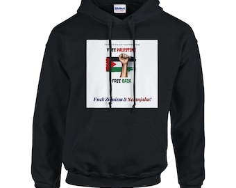 Freedom Hoodie - Free Palestine Statement Hoodie - Peace Activism Fashion - Heavyweight Organic Cotton Blend Sweatshirt