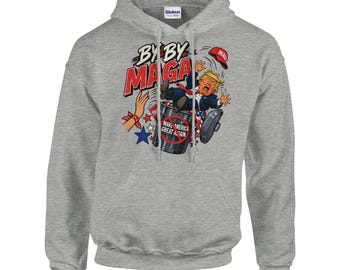 Anti Trump Hoodie, Democracy Statement Sweatshirt, Political Protest Apparel, Anti Maga Gift, Heavyweight Unisex Hoodie, Social Justice