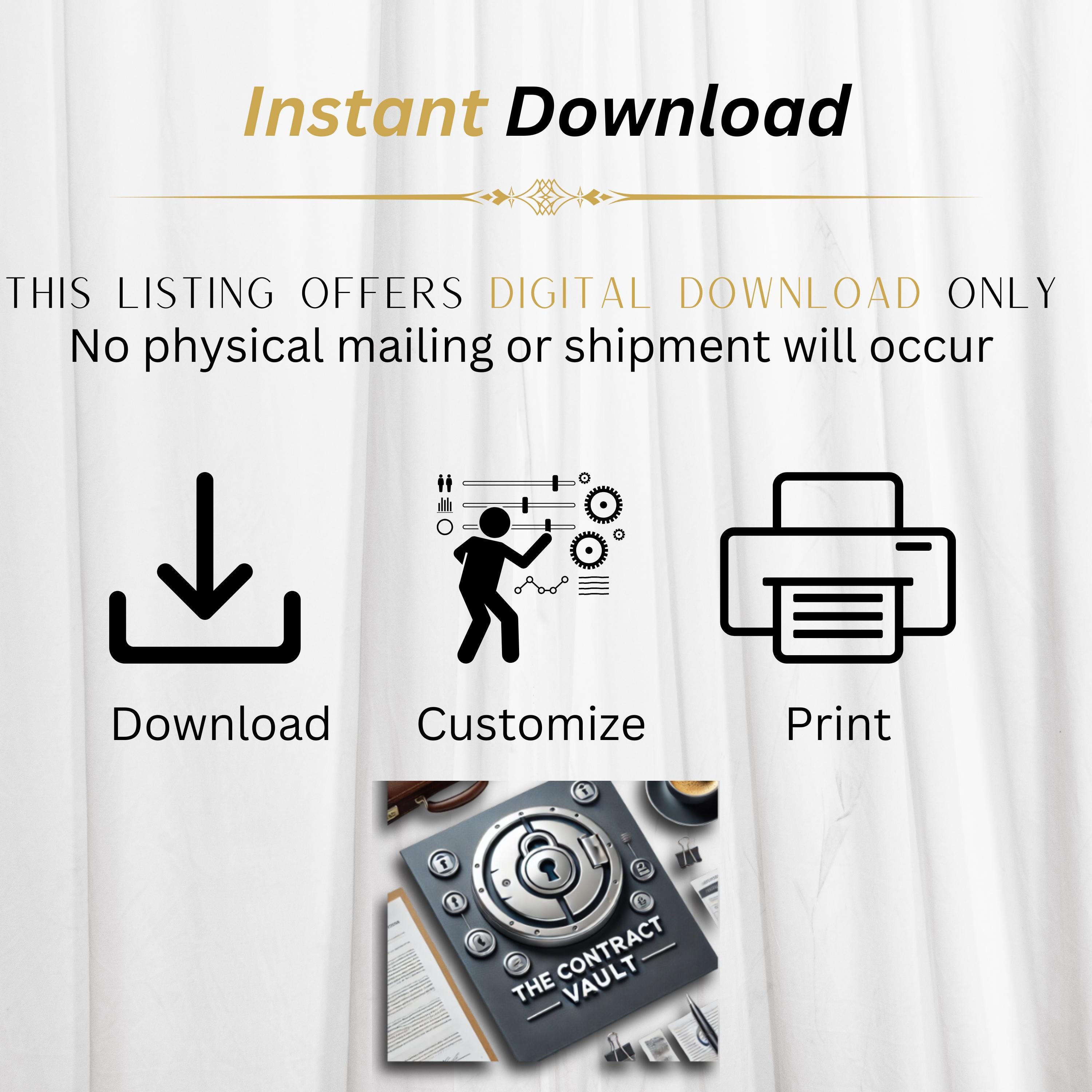 Editable Business Sale Contract Template (word & PDF) Printable