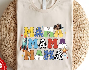 Camisetas de Disney Mama, sudadera de Toy Story Mama, camiseta de Disney Mom, camiseta de Disney Toy Story, camisetas para el día de la madre, camiseta de Disney para mujer, regalos para mamá