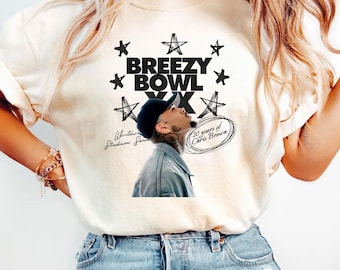 Chris Brown Breezy Bowl XX Tour T-Shirt: Retro Concert Tee