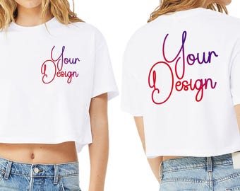 Aangepaste ontwerp crop-tops, aangepaste crop tops, aangepaste crop-shirts met logo, aangepaste tekst shirts, aangepaste dames T-shirts, aangepaste zomer-T-shirts