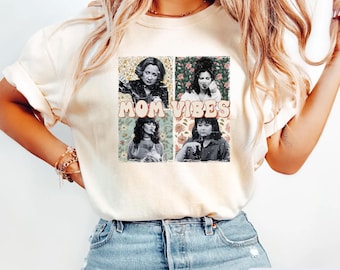 Camisetas con vibraciones de mamá de los 90, camisetas con colores cómodos, camisetas con vibraciones de mamá retro, camisetas divertidas con la vida de mamá, camisetas retro con mamá, camisetas geniales con mamá, camisetas para el día de la madre