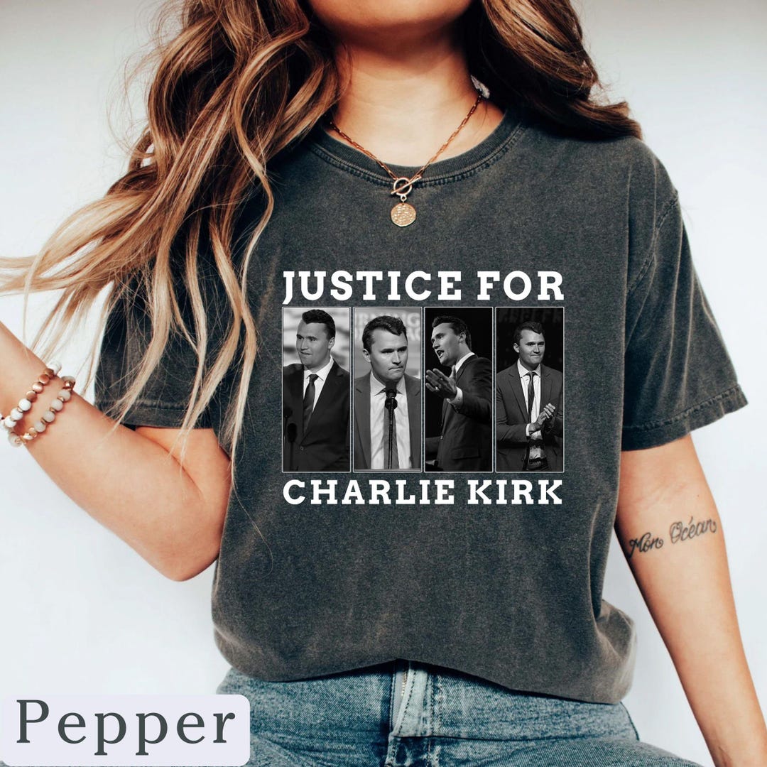 T-shirt Commémoratif Freedom Charlie Kirk - 100% Coton - Coupe Regular - Unisexe Adulte - Neuf Avec étiquette