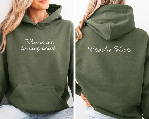 This Is The Turning Point T-shirt, Charlie Kirk Tee, Charlie Kirk Sweatshirt, Memorial Activist, Justice for Kirk, Patriotic Protest Tee