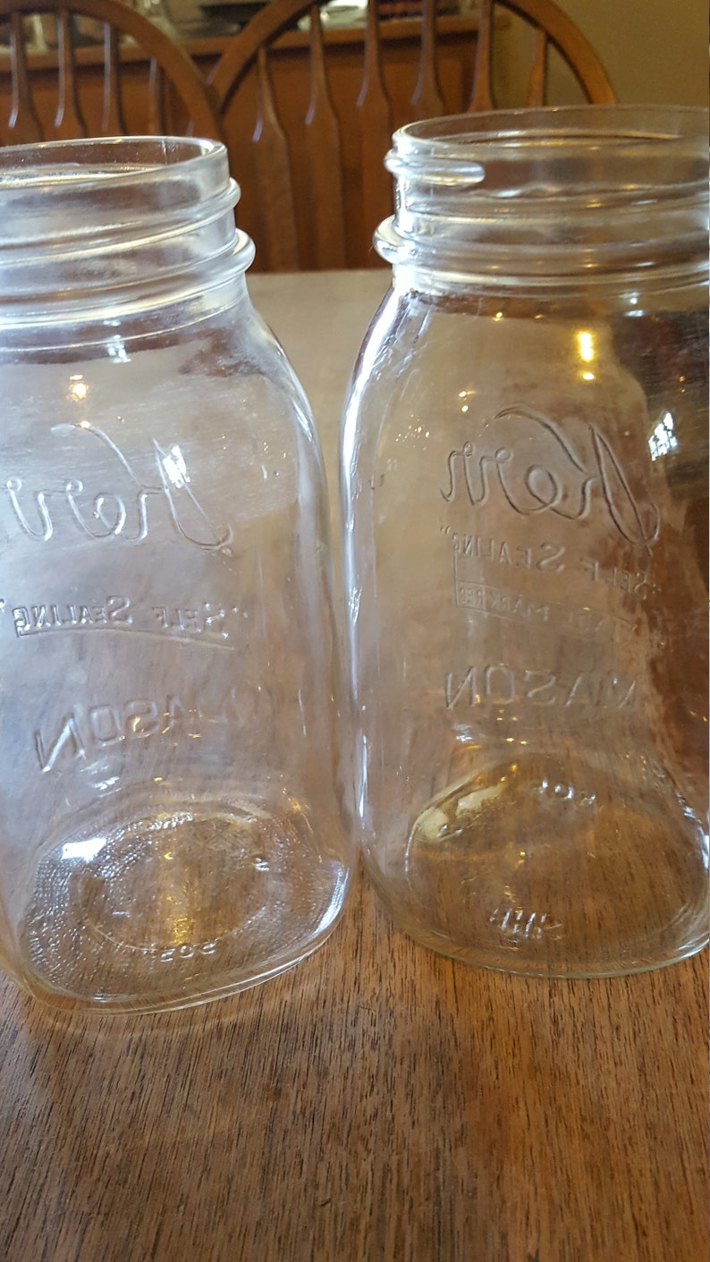 Quart Jars Vintage Kerr Jar Kerr Canning Jar Country Kitchen Etsy