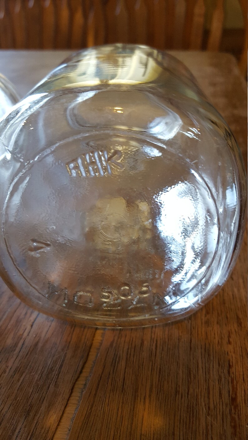 Quart Jars Vintage Kerr Jar Kerr Canning Jar Country Kitchen Etsy