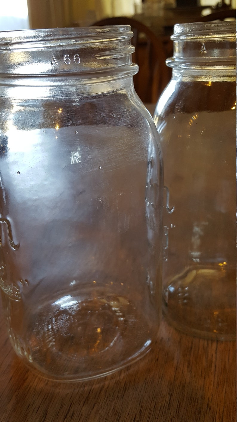 Quart Jars Vintage Kerr Jar Kerr Canning Jar Country Kitchen Etsy