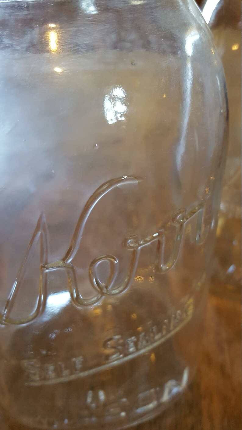 Quart Jars Vintage Kerr Jar Kerr Canning Jar Country Kitchen Etsy