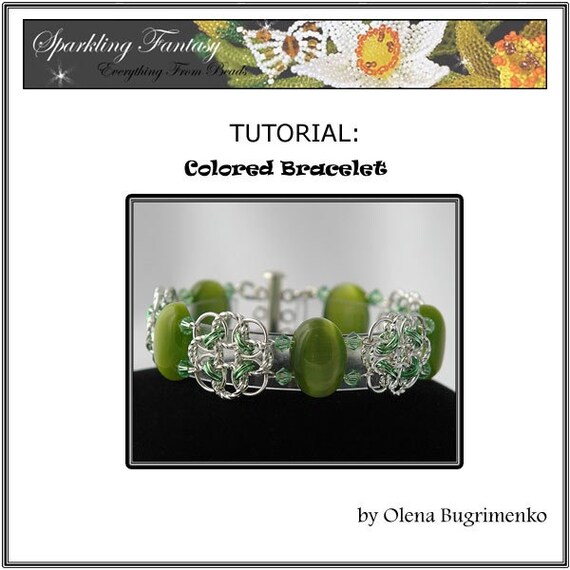 Items similar to TUTORIAL Colored Bracelet on Etsy