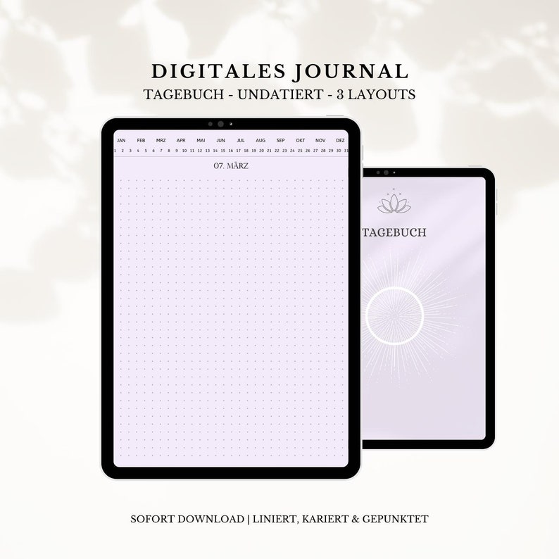 Digitales Tagebuch deutsch, Journal digital duetsch